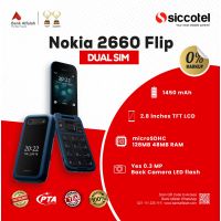 Nokia 2660 Flip | 1 Year Warranty | PTA Approved | Monthly Installment By Siccotel Upto 12 Months