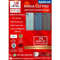 NOKIA C12 PRO (4GB RAM & 64GB ROM) On Easy Monthly Installments By ALI's Mobile