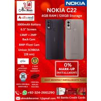 NOKIA C22 (4GB RAM & 128GB ROM) On Easy Monthly Installments By ALI's Mobile