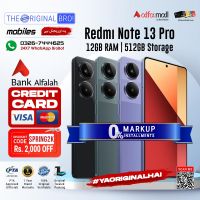 Redmi Note 13 Pro | 12GB RAM | 512GB Storage | 12 Months Installment | PTA Approved | 1 Year Warranty | The Original Bro Mobiles