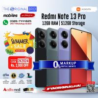 Redmi Note 13 Pro 12GB RAM 512GB Storage | PTA Approved | 1 Year Warranty | Installments Upto 12 Months - The Original Bro