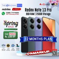 Redmi Note 13 Pro | 8GB RAM | 256GB Storage | PTA Approved (Official) | 1 Year Warranty | Installments Upto 12 Months - The Original Bro Mobiles