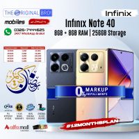 Infinix Note 40 8GB RAM 256GB Storage | PTA Approved | 1 Year Warranty | Installment - The Original Bro