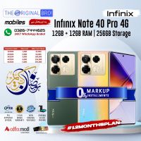 Infinix Note 40 Pro 12GB RAM 256GB Storage | PTA Approved | 1 Year Warranty | Installment - The Original Bro