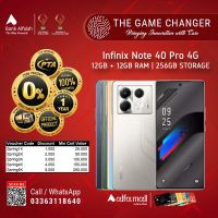 Infinix Note 40 Pro 12GB RAM 256GB Storage | Installment Upto 12 Months - The Game Changer