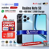 Realme Note 50 | 4GB RAM | 128GB Storage | 12 Months Installment | PTA Approved | 1 Year Warranty | The Original Bro Mobiles