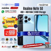 Realme Note 50 4GB RAM 64GB Storage | PTA Approved | 2 Year Warranty | Installments - The Original Bro