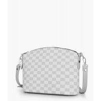 RTW Creation - Off-white checkered dome cross-body bag