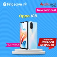 Oppo A18 4GB-128 GB Priceoye-Easy Monthly Installment-PTA Approved
