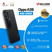 Oppo A38 6GB-128GB | 1 Year Warranty | PTA Approved | Non Installment By Siccotel