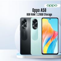 Oppo A58 8GB RAM 128GB Storage | Installments Upto 12 Months - The Game Changer