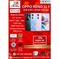 OPPO RENO 11 F (8GB RAM & 256GB ROM) On Easy Monthly Installments By ALI's Mobile