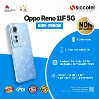 Oppo Reno 11F 5G 8GB-256GB | 1 Year Warranty | PTA Approved | Non Installment By Siccotel