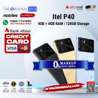 Itel P40 | 4GB RAM | 128GB Storage | Installment | PTA Approved | 1 Year Warranty | The Original Bro Mobiles