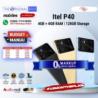 Itel P40 4GB RAM 128GB Storage | PTA Approved | 1 Year Warranty | Installment - The Original Bro