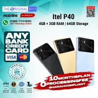 Itel P40 | 4GB + 3GB RAM | 64GB Storage | Any Bank Credit Card | 10 Months Installment - 0% Processing Fee - The Original Bro Mobiles