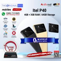 Itel P40 | 4GB RAM | 64GB Storage | PTA Approved | 1 Year Warranty | Installments Upto 12 Months - The Original Bro Mobiles