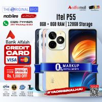 Itel P55 | 8GB RAM | 128GB Storage | PTA Approved | 1 Year Warranty | Installments Upto 12 Months - The Original Bro Mobiles