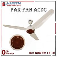 Pak Ceiling Fan 56 Inch Floral AC DC 99.99% Copper Wire Energy Efficient Durable Motor ON INSTALLMENT 