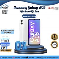 SAMSUNG A05 4-64GB BRAND NEW BOX PACK OFFICIAL PTA APPROVED WITH 1YEAR WARRANTY_ON INSTALLMENT 