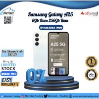 SAMSUNG A25 5G  8GB RAM 256GB ROM OFFICIAL PTA APPROVED WITH 1YEAR WARRANTY_ON INSTALLMENT