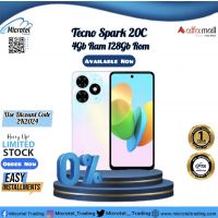 TECNO SPARK 20C 4-128GB BRAND NEW BOX PACK PTA APPROVED WITH 1YEAR WARRNATY_ON INSTALLMENT