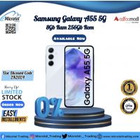 SAMSUNG GALAXY A55 8-256GB OFFICIAL PTA APPROVED WITH 1YEAR WARRANTY_ON INSTALLMENT