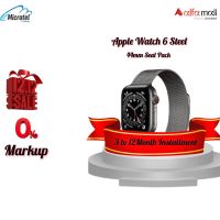 APPLE WATCH 6 44MM OFFICIAL SEAL PACK STAINLESS STEEL BRAND NEW CELLULAR WATCH AVAILABLE_ON INSTALLMENT