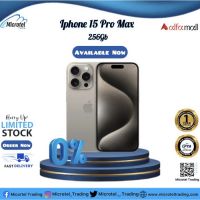 APPLE IPHONE 15 PRO MAX 256GB ZPA PHYSICAL + ESIM PTA APPROVED OFFICIAL MERCANTILE STOCK WITH WARRANTY |non installments|