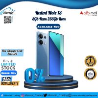 REDMI NOTE 13 8-256GB BRAND NEW BOX PACK OFFICIAL PTA APPROVED WITH 1YEAR WARRANTY_ON INSTALLMENT 