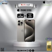 IPHONE 15 PRO 256GB OFFICIAL PTA APPROVED WITH 1YEAR MERCANTILE WARRANTY_NON INSTALLMENT