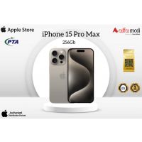 Iphone 15 Pro Max 256Gb Official Pta Approved - 1Year Warranty Physical + Esim Mercantile Stock_on Installment_By Official Apple Store