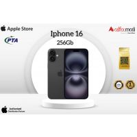 Iphone 16 256Gb Official PTA Approved 1Year Mercantile Warranty Phy+Esim_On Installmenr_By Official Apple Store