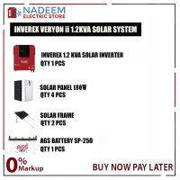 INVEREX 1.2 SOLAR SYSTEM ONLY FOR KARACHI  INSTALLMENT 