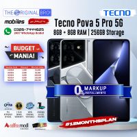 Tecno Pova 5 Pro 5G 8GB RAM 256GB Storage | PTA Approved | 1 Year Warranty | Installments - The Original Bro