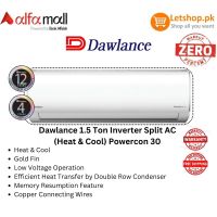 Dawlance 1.5 Ton Inverter Split AC (Heat & Cool) Powercon 30 | On Installments 