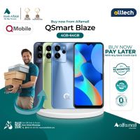 QSmart Blaze 4GB-64GB | PTA Approved | 1 Year Warranty | Installment With Any Bank Credit Card Upto 10 Months | ALLTECH