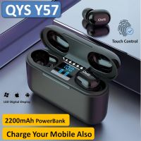 QYS Y57 Earbuds | Waterproof – Ip65-Digital Display-With Power Bank