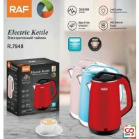 RAF R-7948 Electric Kettle (2.5 Ltr) Concealed – Plastic+Steel Double Layer Body On Installment (Upto 12 Months) By HomeCart With Free Delivery & Free Surprise Gift & Best Prices in Pakistan