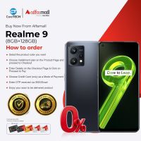 Realme 9 8GB+128GB Black Color Installment By CoreTECH | Same Day Delivery For Selected Area Of Karachi