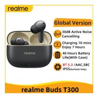 Realme Buds T300 True Wireless Earphone 30dB Active Noise Cancelling Bluetooth 5.3 TWS Earphone 40 Hours Battery - ON INSTALLMENT