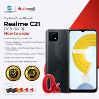 Realme C21 3GB+32GB Black Color Installment By CoreTECH | Same Day Delivery For Selected Area Of Karachi