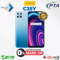 Realme C25Y (4Gb,64Gb) -With Official Warranty   - Same Day Delivery In Karachi Only - 6 Months Official Warranty on Accessories - SALAMTEC BEST PRICES
