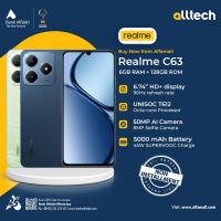 Realme C63 6GB-128GB | 1 Year Warranty | PTA Approved | Non Installments By ALLTECH