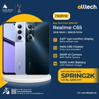 Realme C65 8GB-256GB | 1 Year Warranty | PTA Approved | Monthly Installments By ALLTECH Upto 12 Months