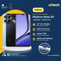 Realme Note 50 4GB-128GB | 2 Year Warranty | PTA Approved | Non Installments By ALLTECH