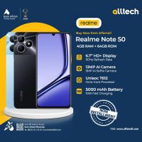 Realme Note 50 4GB-64GB | 2 Year Warranty | PTA Approved | Non Installments By ALLTECH