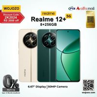 Realme 12+ 5G (08GB-256GB) PTA Approved with One Year Official Warranty on Installments