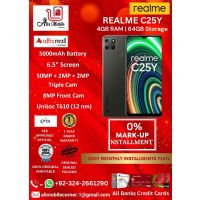 REALME C25Y 4GB RAM & 64GB ROM On Easy Monthly Installments By ALI's Mobile