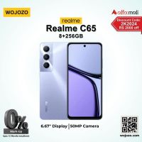 Realme C65 (08GB+256GB) PTA Approved with One Year Official Warranty on Installments